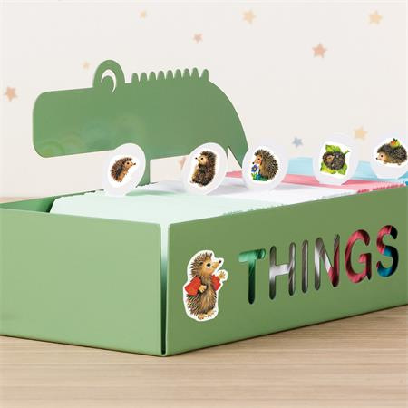 Nálepky, papier, 3 hárky, 76x120 mm, AVERY ZWECKFORM, "Z-Design No.4306", ježkovia 3