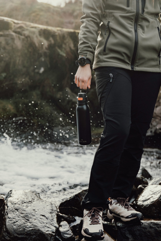 Nordic Drift Trail RCS Jednostenná fľaša na vodu 750 ml čierna 7