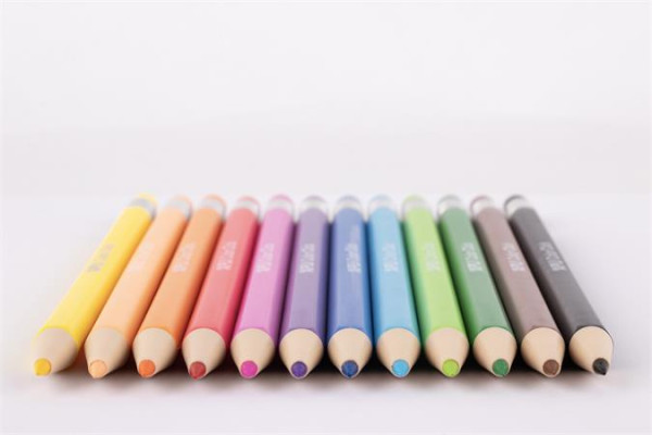 Sada farebných náplňových ceruziek v púzdre, APLI "Color Click", 12 rôznych farieb 4
