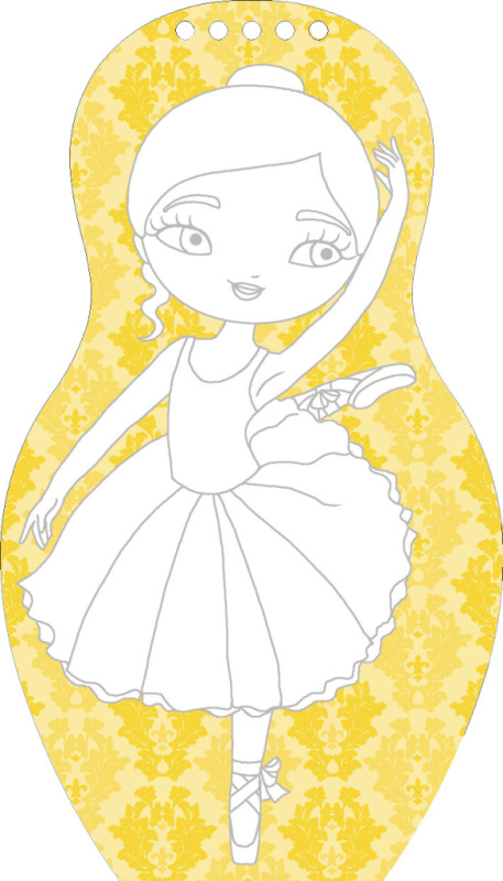 Obliekame baletky EMMA – Maľovanky 2