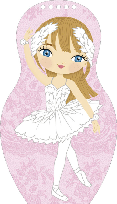 Obliekame baletky EMMA – Maľovanky 1