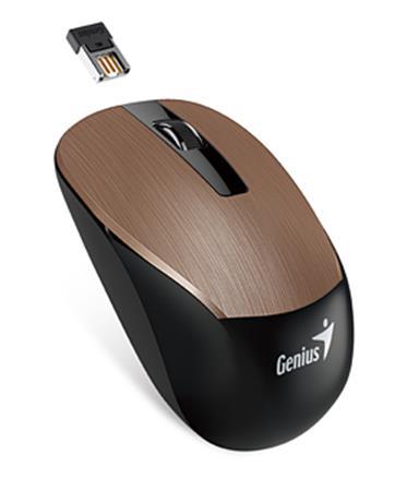 Myš, bezdrôtová, štandardná veľkosť, GENIUS "NX-7015" medená