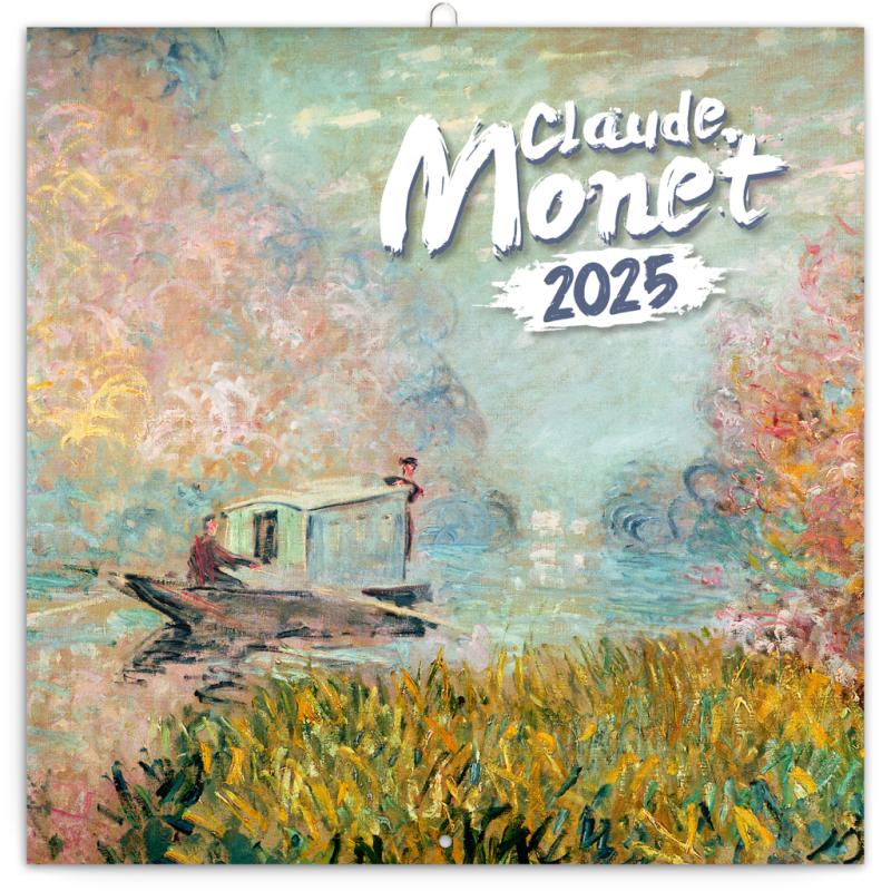 NOTIQUE Poznámkový kalendár Claude Monet 2025, 30 x 30 cm