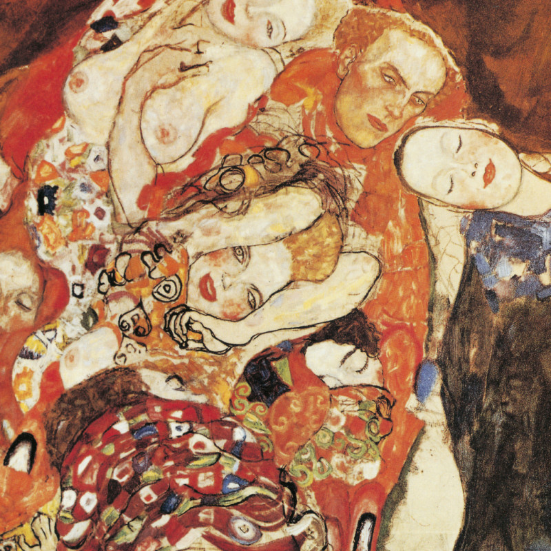 NOTIQUE Poznámkový kalendár Gustav Klimt 2026, 30 x 30 cm 4
