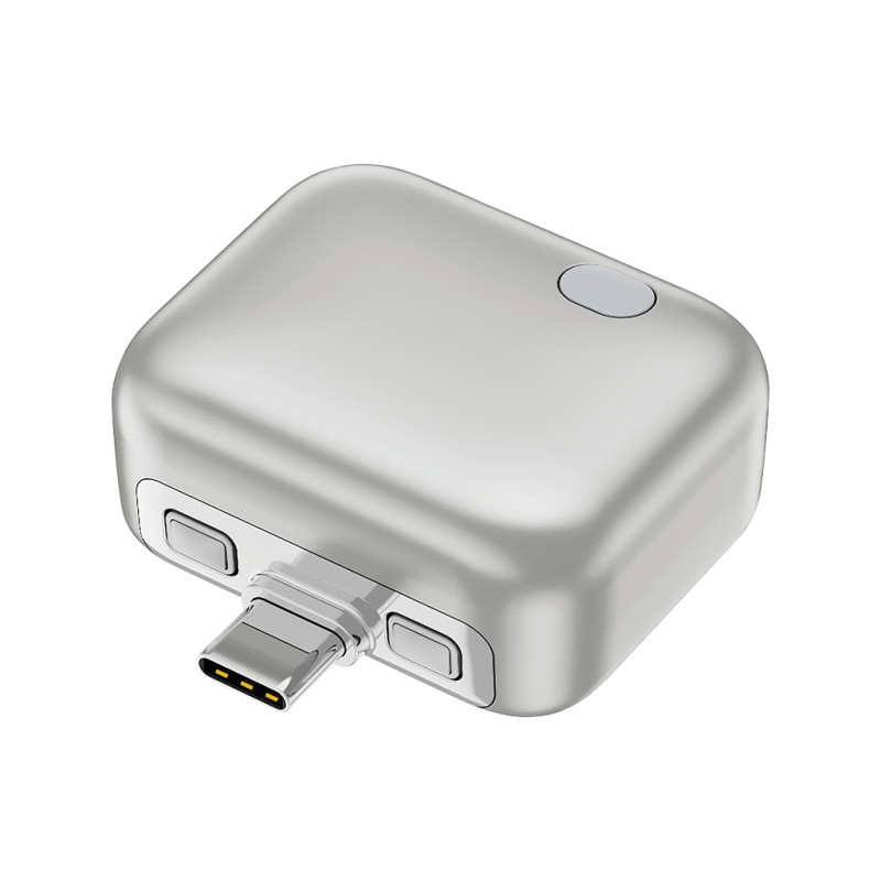 ChargeGuard RCS USB-C adaptér s auto - odpojením nabíjania strieborná