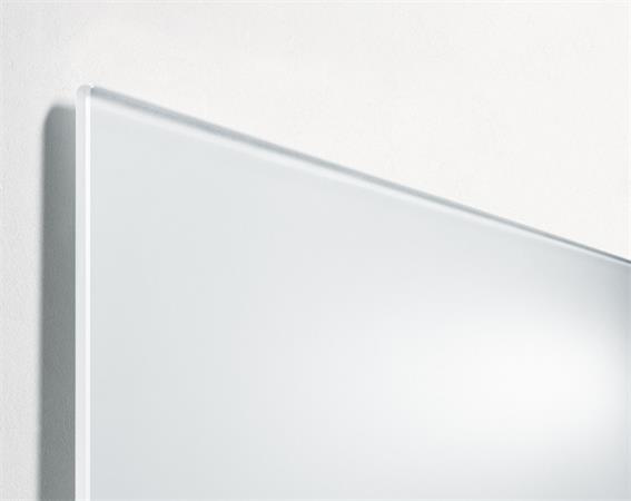 Magnetická sklenená tabuľa, 100x65x1,5 cm, SIGEL "Artverum® ", super biela 2