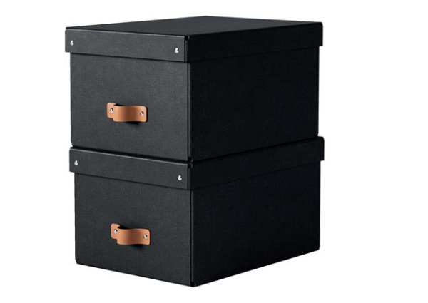 Úložný box, veľkosť M, LEITZ "Puro", čierny 2