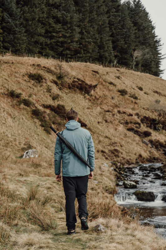 Nordic Drift Trail 27" AWARE™ RPET dáždnik proti búrke čierna 11