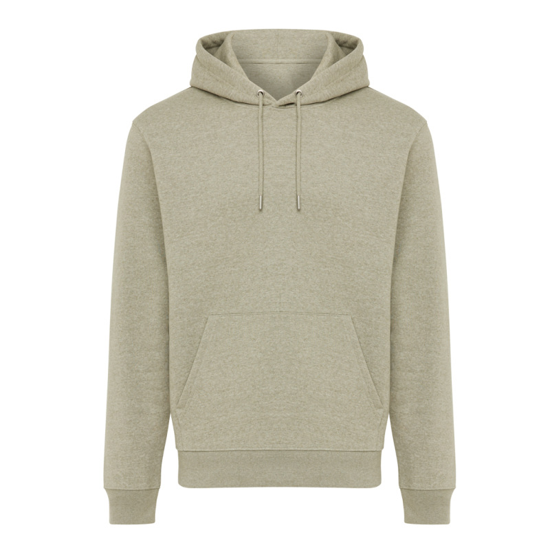IQONIQ Joshua Unisex mikina s kapucňou z rec. bavlny light heather green XXL 1