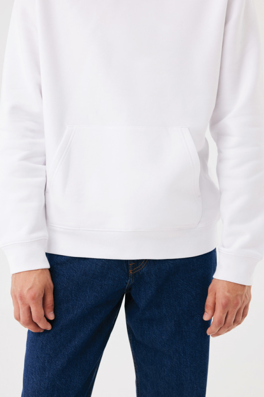 IQONIQ Joshua Unisex mikina s kapucňou z rec. bavlny recycled white XXS 16