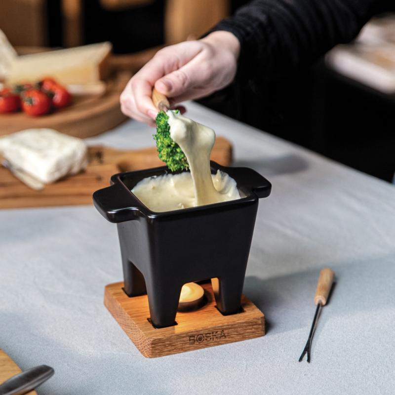 Fondue súprava BOSKA Tapas Nero čierna 15