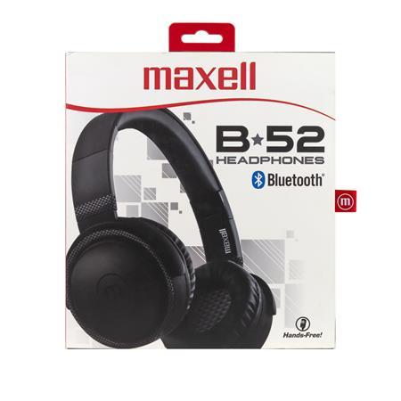 Náhlavné slúchadlá, bezdrôtové, Bluetooth, s mikrofónom, MAXELL "B-52", čierna