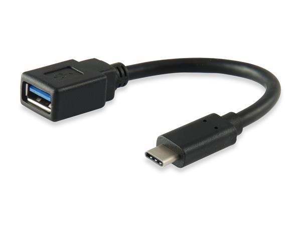 Adaptér, prevodník USB 3.0-USB-C, EQUIP