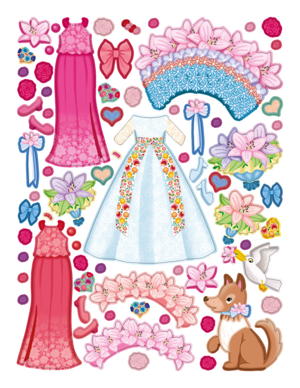 Šaty pre SÁRU ─ Kniha samolepiek 5