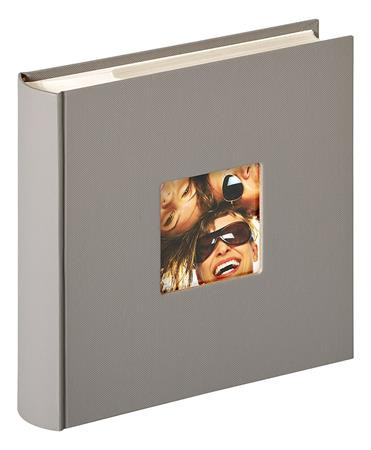. Fotoalbum, na 200 fotiek, 10x15 cm, "Walther Fun", sivý