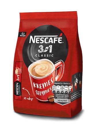 NESCAFE Instantná káva, stick, 10x16,5 g, NESCAFÉ, 3v1 "Classic".