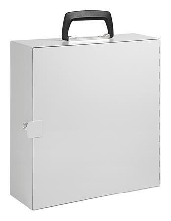 Odkladacia kovová krabica,  A4,36,5x33x11 cm, WEDO svetlosivá