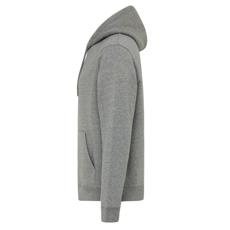 IQONIQ Joshua Unisex mikina s kapucňou z rec. bavlny light heather anthracite XS 2