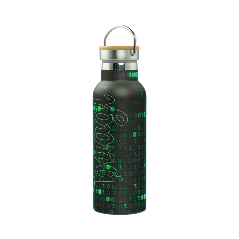 BAAGL Termofľaša s bambusovým viečkom Numbers, 500 ml