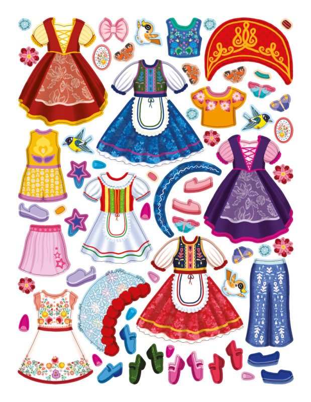 Šaty pre SÁRU ─ Kniha samolepiek 6