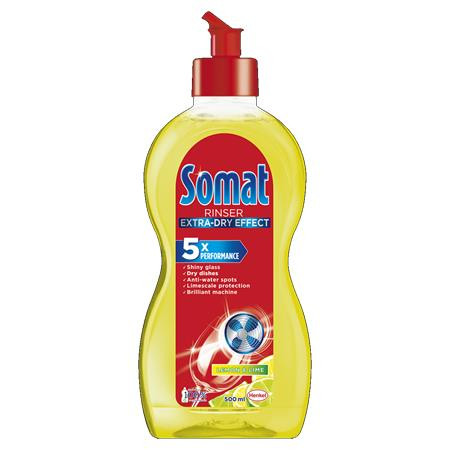 Oplachovač do umývačky riadu, 500 ml, SOMAT „Extra“, citrónový