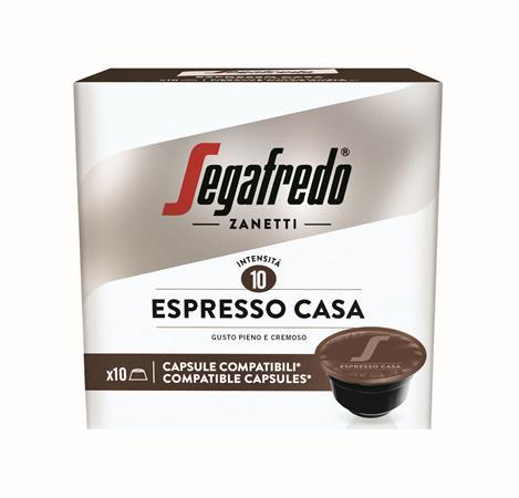 Kávové kapsula, kompatibilné s Dolce Gusto, 10 ks, SEGAFREDO "Espresso Casa"