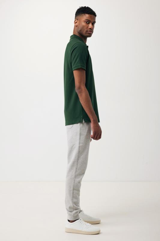 Polo tričko IQONIQ Yosemite z recykl. bavlny forest green XXS 5
