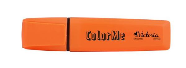 Zvýrazňovač, 1-5 mm, VICTORIA OFFICE, "ColorLine", oranžová