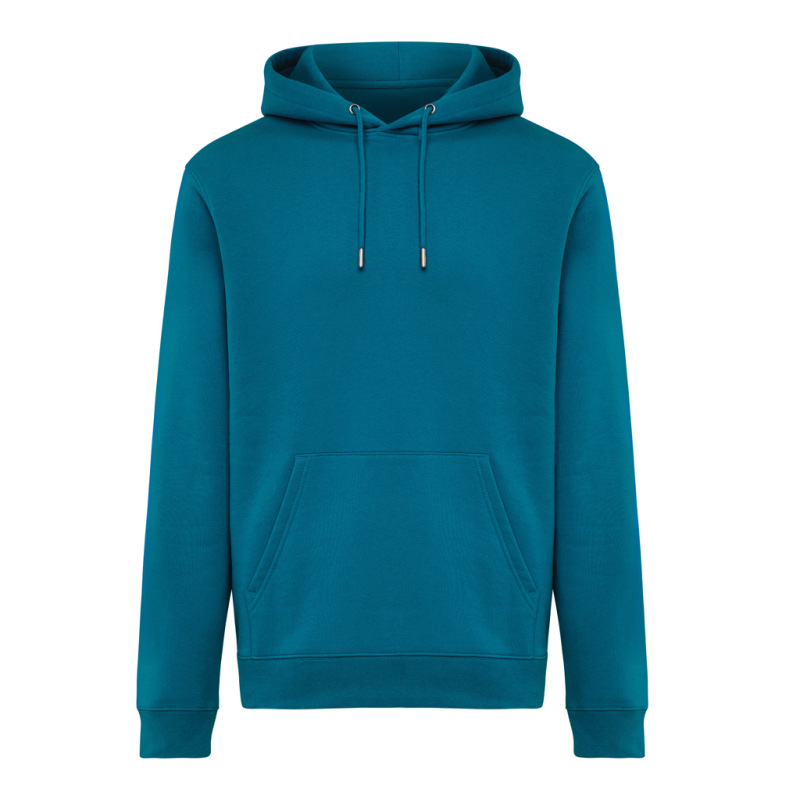 IQONIQ Joshua Unisex mikina s kapucňou z rec. bavlny dark teal XXXL 1