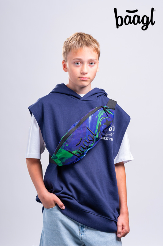 BAAGL SADA 5 Core Football champion: batoh, peračník, vrecko, ľadvinka, obal na notebook G 13