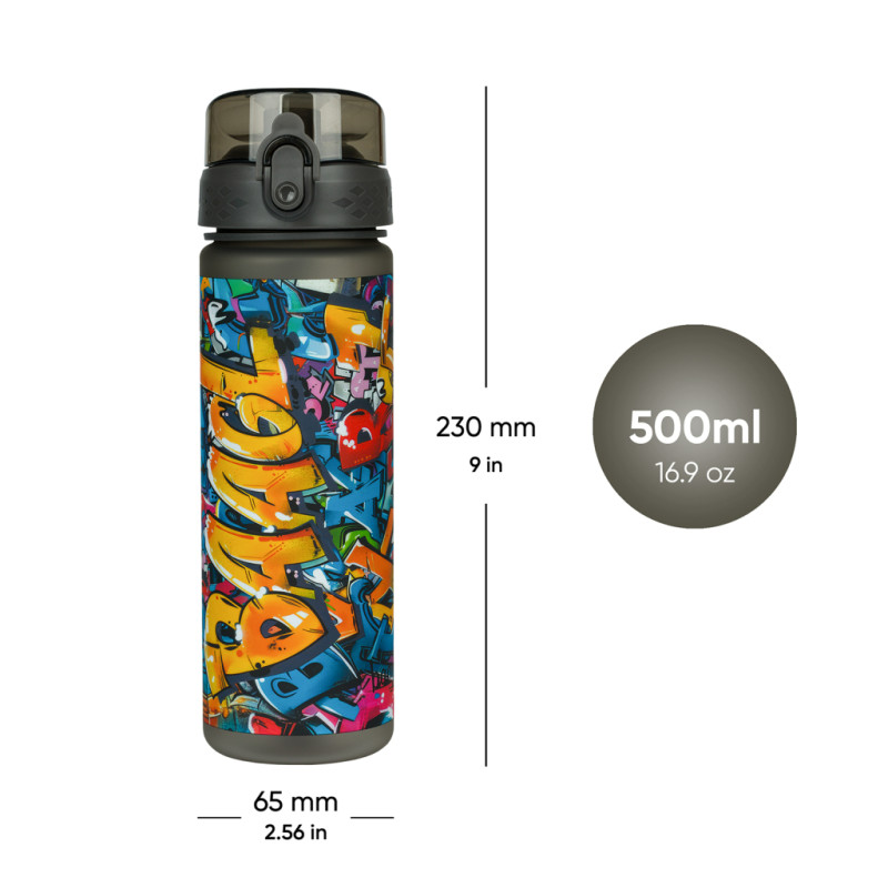 BAAGL Tritanová fľaša na nápoje Skatepark, 500 ml 5