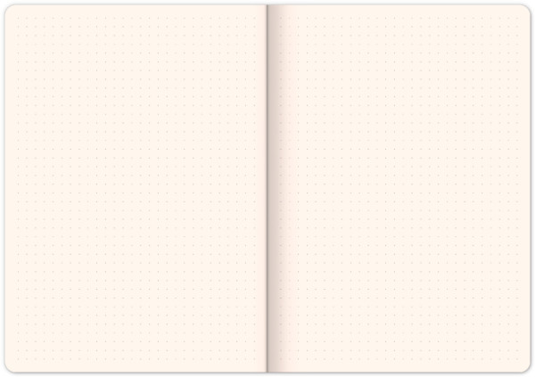 NOTIQUE Notes Vivella Classic modrý/modrý, bodkovaný, 15 x 21 cm 4