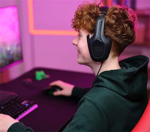 Slúchadlá, s mikrofónom, gaming, TRUST "GXT415 Zirox", čierna 4