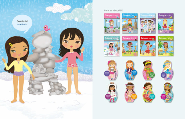 Šaty pre ANOUK – Kniha samolepiek 3