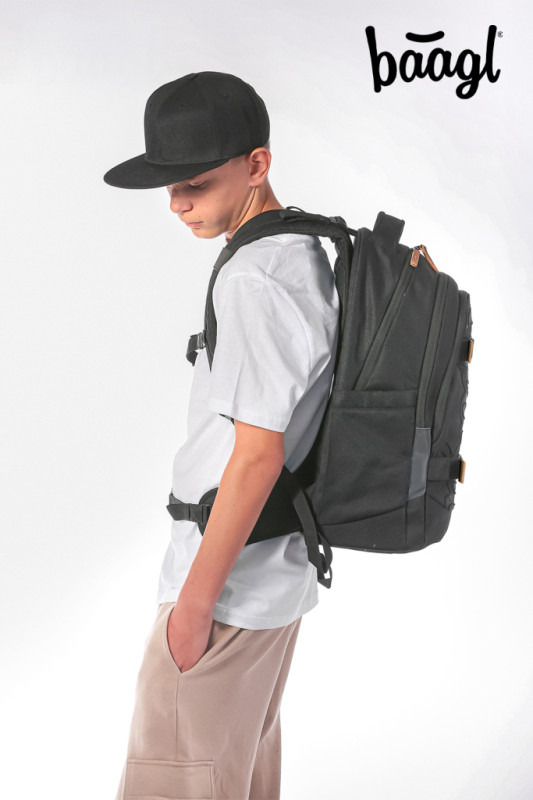 BAAGL Školský batoh Skate Max Darkness 11