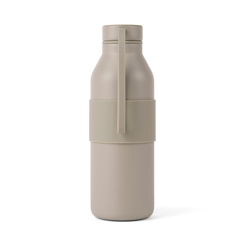 VINGA Niro RCS nerezová fľaša so silikónovým úchytom 500 ml béžová 4