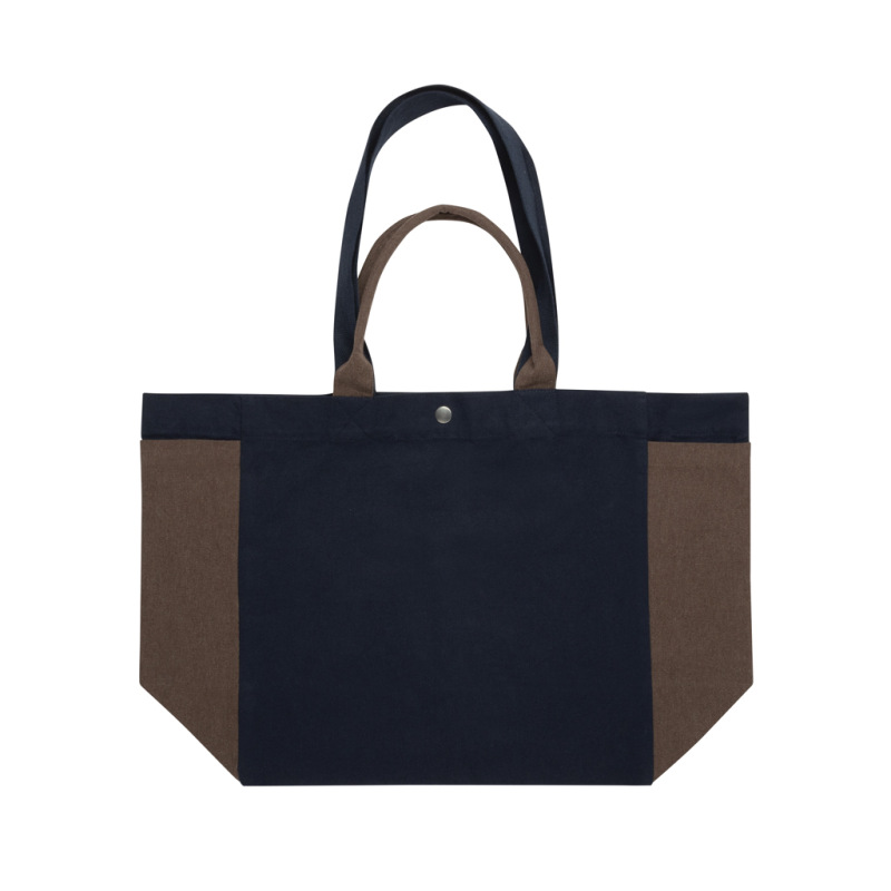 BEAU AWARE™ všestr. shopper taška z 400 gsm recykl. plátna námornícka modrá 2