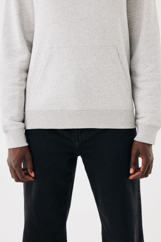 IQONIQ Joshua Unisex mikina s kapucňou z rec. bavlny light heather grey XXXL 16