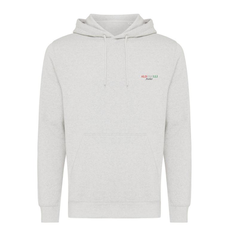 Ľahká mikina s kapucňou Iqoniq Rila z recykl. bavlny light heather grey XXXL 4