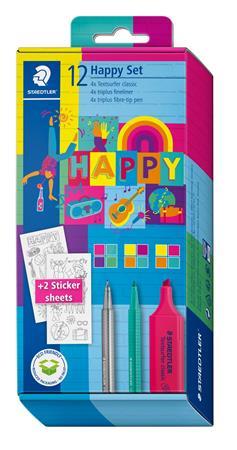 Písacie potreby, sada, darček: nálepky, STAEDTLER® "Happy set 61 SC1"