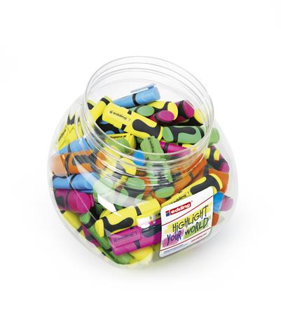 Zvýrazňovač, displej, 1-3 mm, EDDING "7 mini", rôzne neónové farby