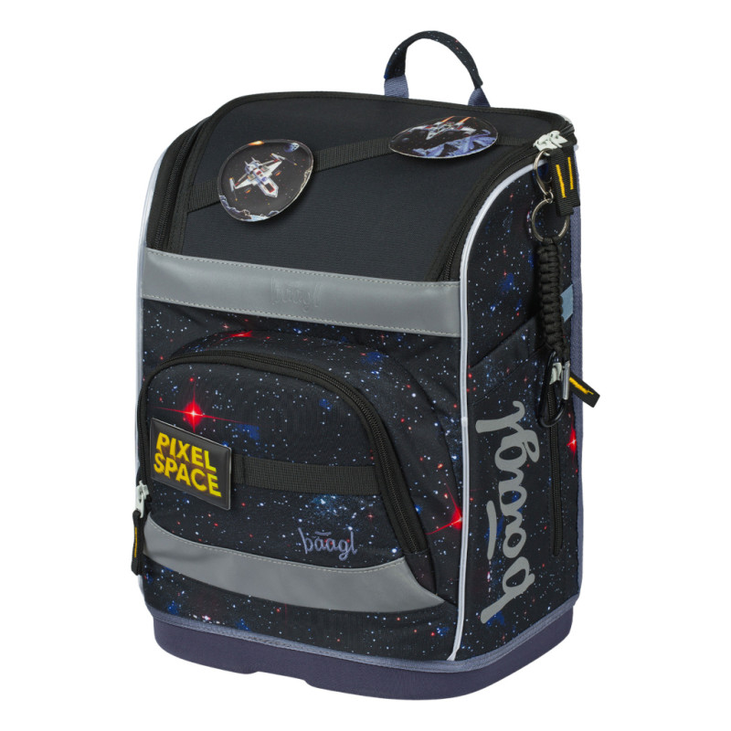 BAAGL Školská aktovka Zippy Plus Pixel Space 1