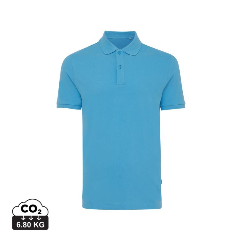 Polo tričko Iqoniq Yosemite z recykl. bavlny tranquil blue XL