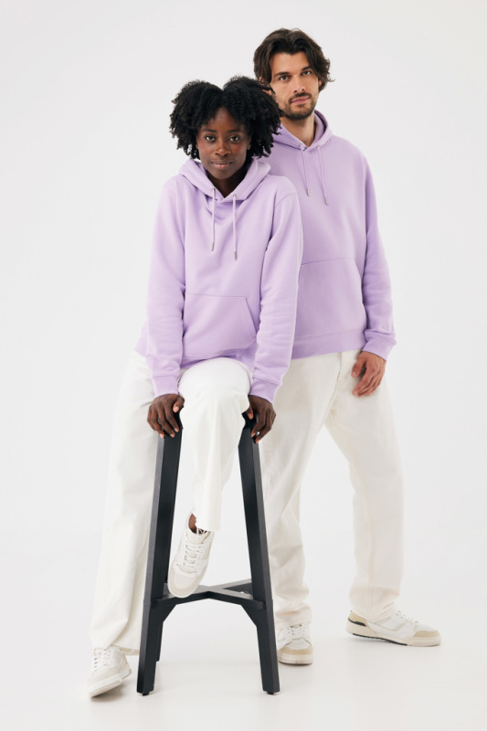 IQONIQ Joshua Unisex mikina s kapucňou z rec. bavlny lavender XXXL 17