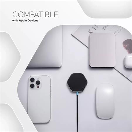 Bezdrôtová nabíjačka, CANYON "Hexagon 10", tmavo sivá 4
