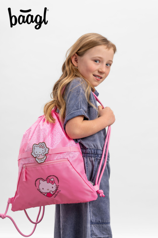 BAAGL Vrecko s priehradkou na zips Hello Kitty Sweet Leopard GRS 4