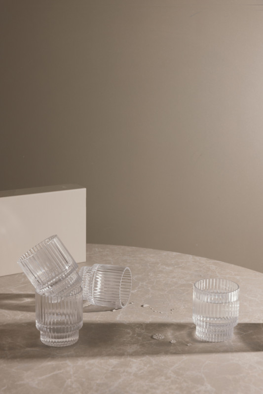 VINGA York tumbler poháre, 4-dielna sada priehľadné 6