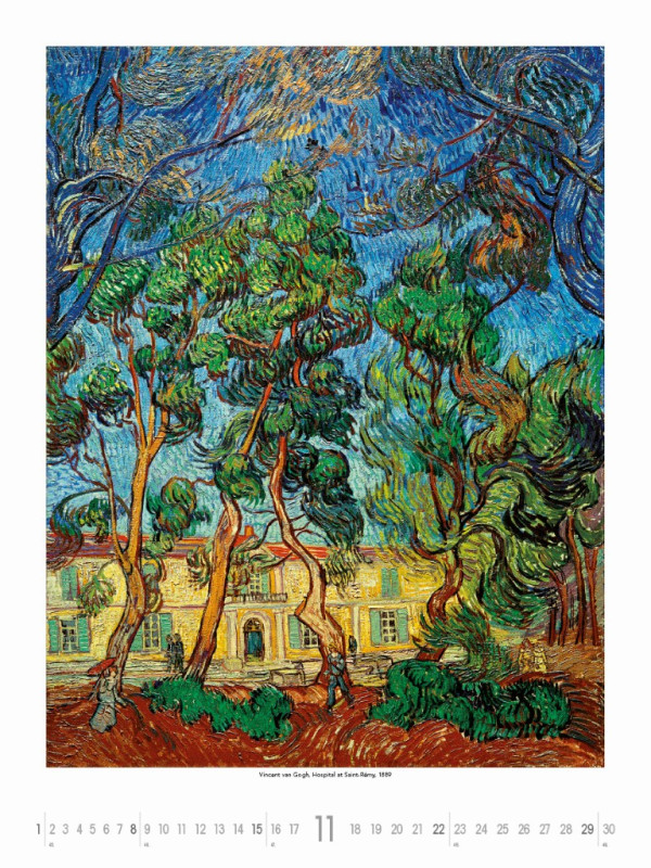 Nástenný kalendár Vincent van Gogh 2026 8