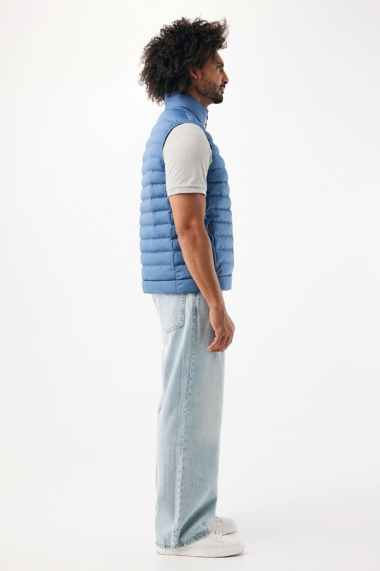Pánska vesta IQONIQ Meru z recykl. polyesteru moon blue L 5