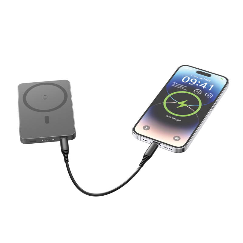 Urban Vitamin Marin 5000 mAh magnet. 15 W bezd. powerbanka čierna 6